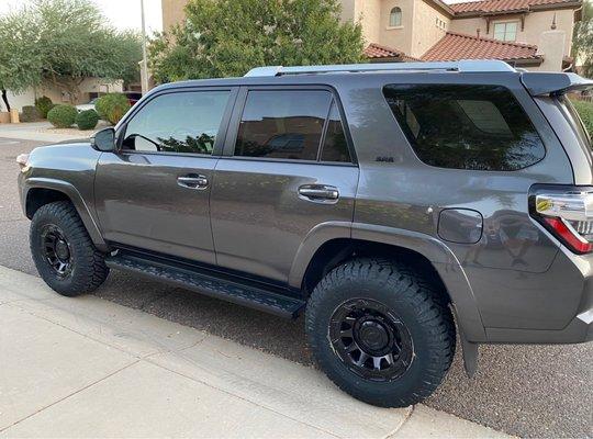 New tires, lift and rims