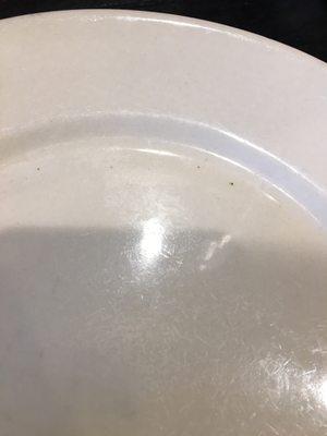 Dirty plate