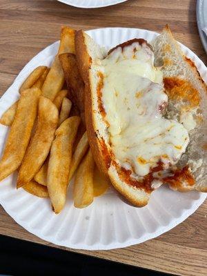 Meatball Sandwich lunch special