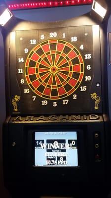 Dart board! Takes only quarters!!