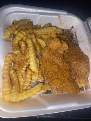 Went for a late supper and get a chicken strip tray, and I'm pretty sure the food had been cooked for an hr or 2. It was all cold.