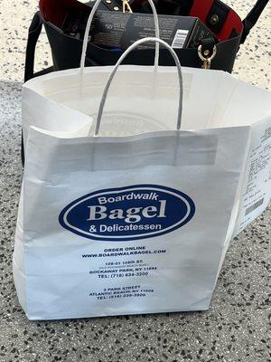 Bag-0-bagels can't wait to land!