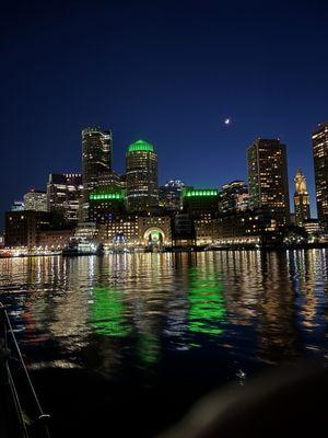 Sunset Sail with Boston cheering on Celtics!