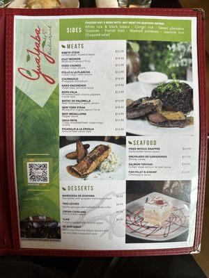 Guayaba Menu 3