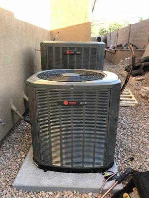 We are a licensed Trane Comfort Specialist.