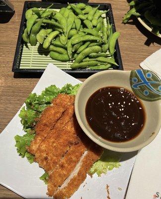 Edamame & Chicken Katsu