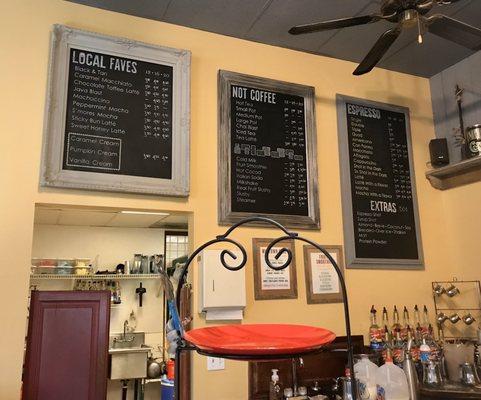 Menu boards