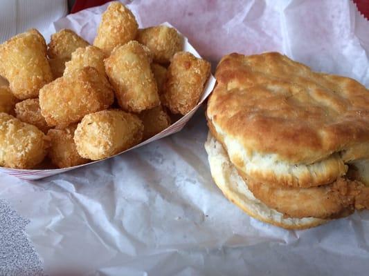 Chicken biscuit is amazing!