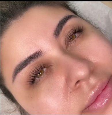 Sky high lash lift by Michelle!