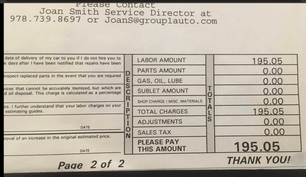 Declined work- charged $195 for "diagnostics".