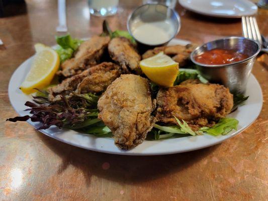 Fried oysters