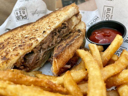 Brisket Grilled Cheese