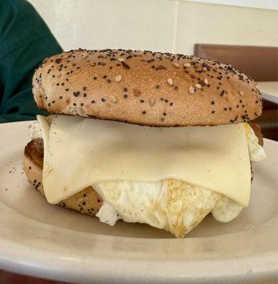 Bagel SEC sandwich