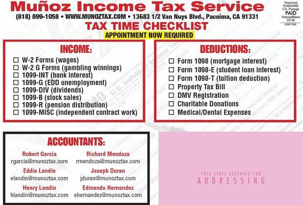 Munoz Income Tax