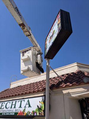 Sign Installation