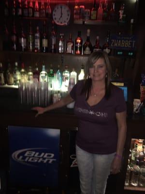 Since the owners wife didn't want to pose for a picture my bartender did :)