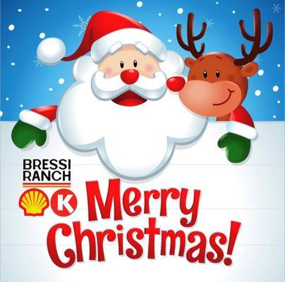 Merry Christmas from everyone at Bressi Ranch Shell & Circle K
*Gas Station, Car Wash & Store will be OPEN 12/25
*The Grill CLOSED 12/25