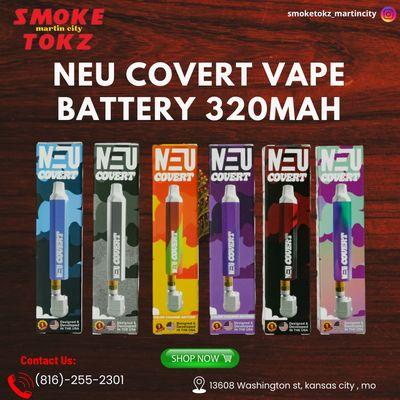 The NEU Covert Vape Battery 320mAH, available at Smoke Tokz