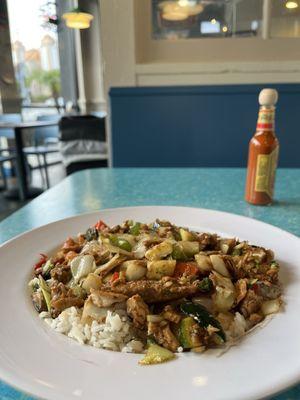 Banzai Bowl with spicy fish