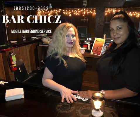 BAR CHICZ professional mobile bartending service.