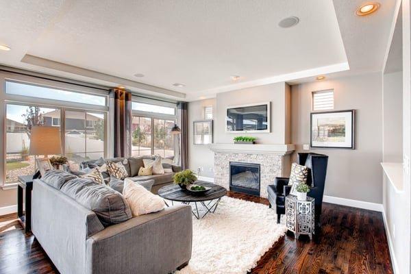 Living Room in an Oakwood Homes Park House Model