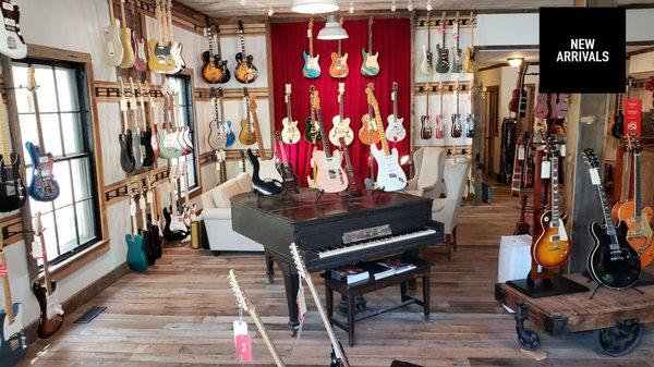 Amazing Selection of Custom Shop Fenders, PRS, Taylor, Martin and Lowden Guitars.