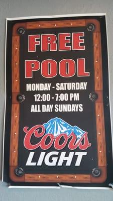 Free pool!