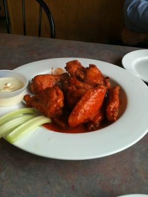 Hot buffalo wings!