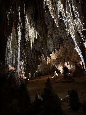 Inside the cave big room.