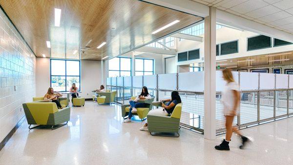 Modern facility designed with students needs in mind.