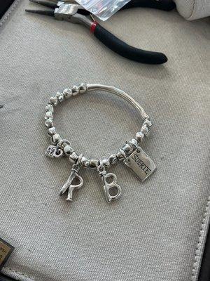 I purchased the Suerte Bracelet with two charms. My amazing friend is going to love her gift! Thanks again Pat!