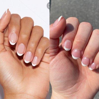 What I asked for vs my nails