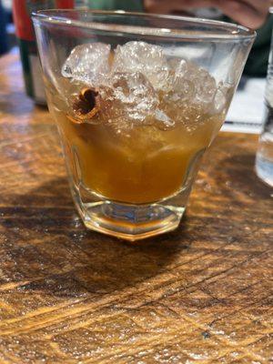 Chocolate chai old fashioned