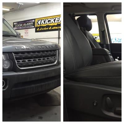 Heated Seats installed in this Land Rover Range Rover