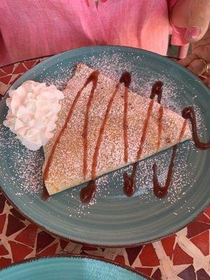 Brie and Pear crepe