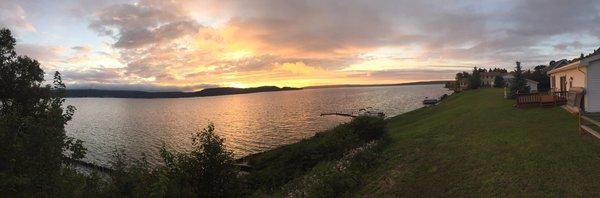 Sunset at Tannery park