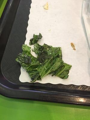 Black, old wilted lettuce. You can do better than this.