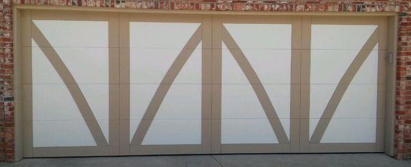 Custom made garage door