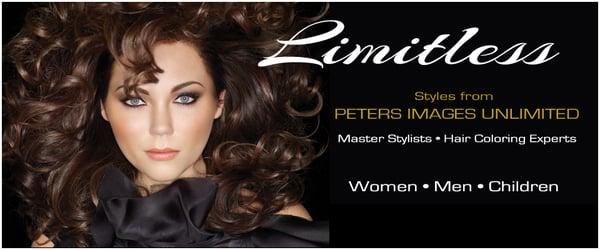 Limitless! Hair color and designs from  our Master stylists!