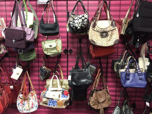 Nice Coach purses on consignment!