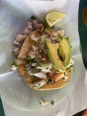 Ceviche tostada