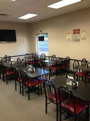 New tables and chairs