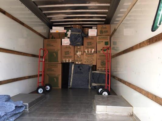 Loading a Uhaul!