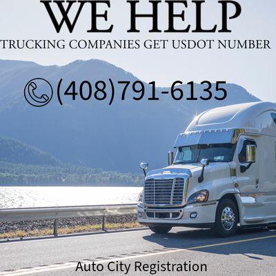 We could help you with your UsDot number and Ca