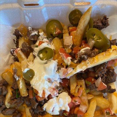 Carne asadas fries