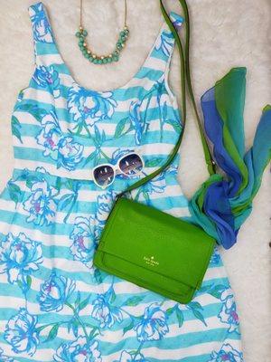 We always have lots of Lilly Pulitzer in the spring and summer!