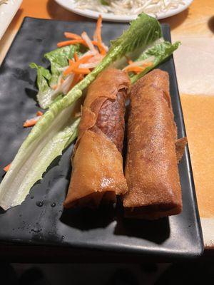 Pork Eggrolls 2 piece appetizer