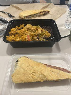 Cubano and Arroz con Pollo