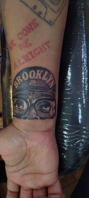 Classic Spike Lee tattoo