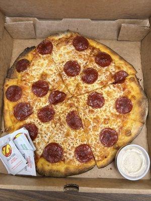 12" Pepperoni (ranch included)